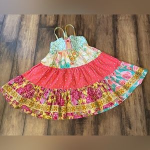 Matilda Jane Platinum -“Wild One” Tiered Ellie Dress